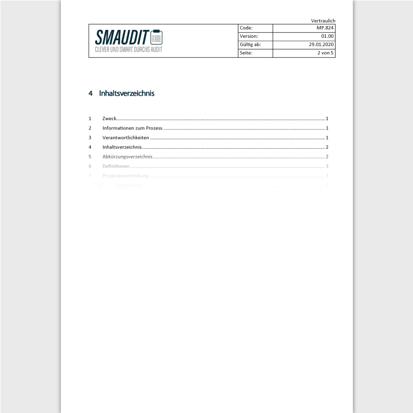 MP.824 - SOP Internes Audit - SMAUDIT - DIN EN ISO 13485